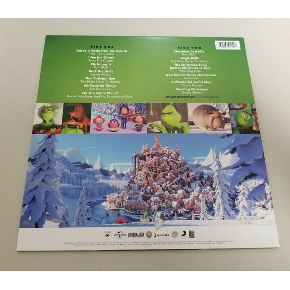 Dr. Seuss The Grinch Soundtrack Limited LP Splatter Vinyl Record Album New - Picture 3 of 4